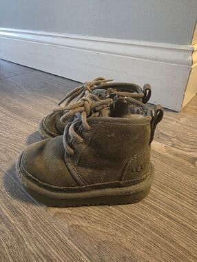 UGG Toddler Olive Green Neumel II Boots
